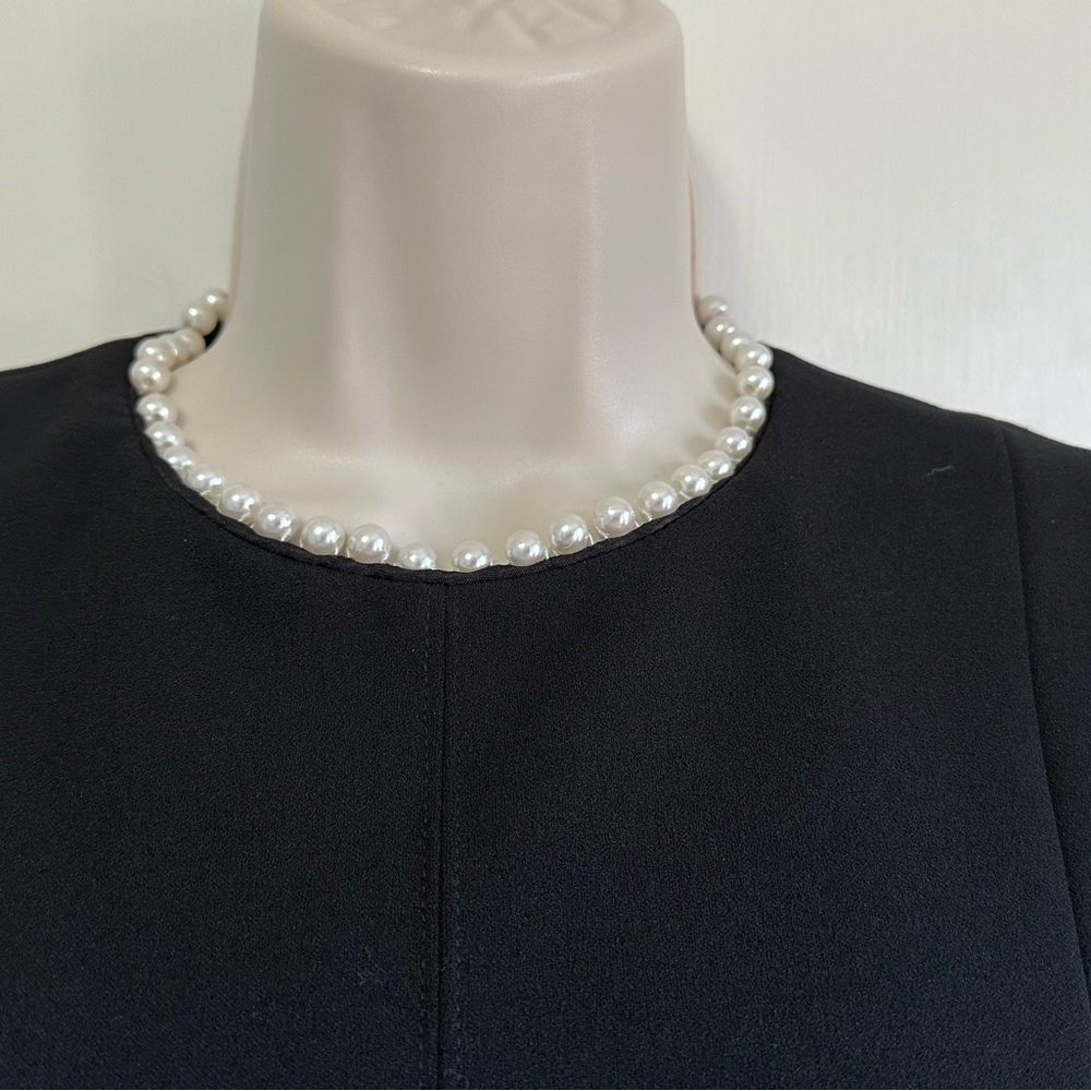 DRESS WITH PEARL DETAIL - Picture 7 of 7